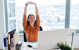 wall angel stretch